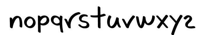 Bigshing Font LOWERCASE