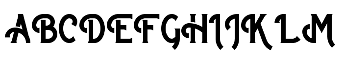 Bigsmile Serif Font UPPERCASE