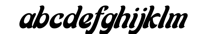Bigsoul Italic Font LOWERCASE