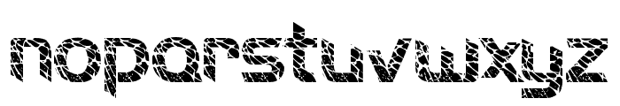 Bigstone Font LOWERCASE