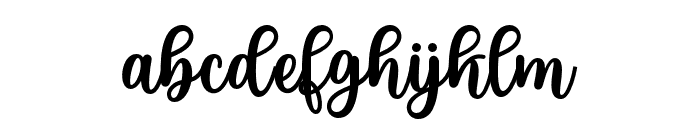 Bihgily Font LOWERCASE