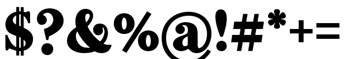 Bihola Black Regular Font OTHER CHARS