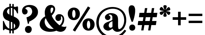 Bihola Display Regular Font OTHER CHARS