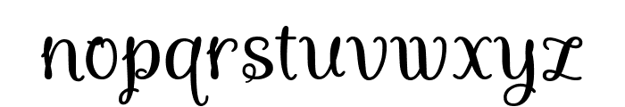 Bikito Font LOWERCASE