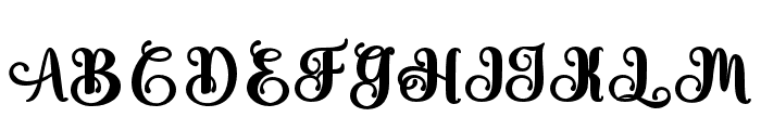 BilagenBold20 Font UPPERCASE