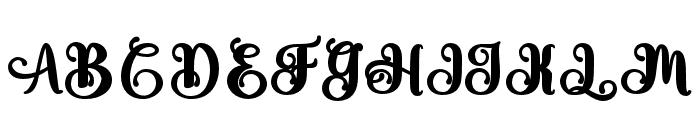 BilagenBold25 Font UPPERCASE