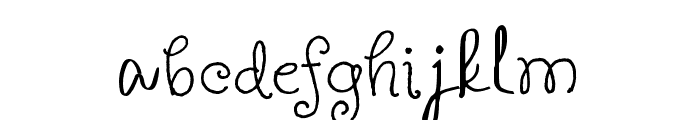 Bilbo Font LOWERCASE