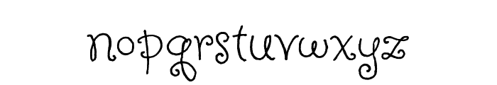 Bilbo Font LOWERCASE