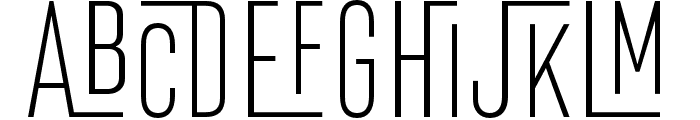 Bilgen Light Font UPPERCASE