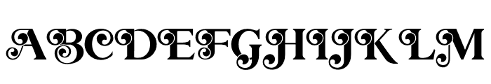 Bilingual Serif Alternate Font Regular Font UPPERCASE