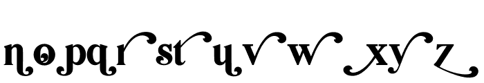 Bilingual Serif Alternate Font Regular Font LOWERCASE