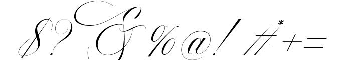 Billa Mount Regular Font OTHER CHARS