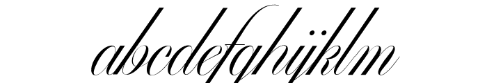 Billa Mount Regular Font LOWERCASE