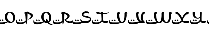 Billah Regular Font UPPERCASE