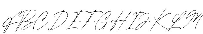 Billams Signature Font UPPERCASE