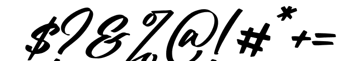 Billead Dandy Italic Font OTHER CHARS