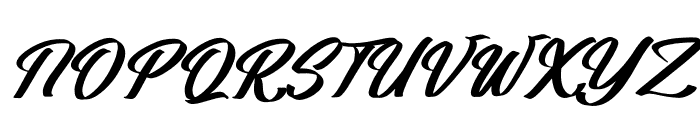 Billead Dandy Italic Font UPPERCASE