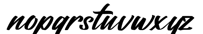 Billead Dandy Italic Font LOWERCASE