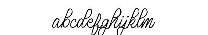 Billie Jhone Font LOWERCASE