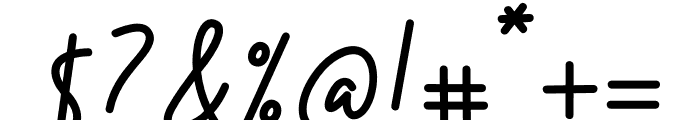 Billie Signature Font OTHER CHARS