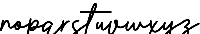 Billie Signature Font LOWERCASE