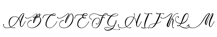 Billion Calligraphy Font UPPERCASE