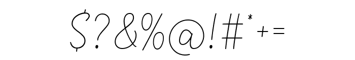 Billion Signature Italic Font OTHER CHARS