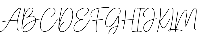 Billion Signature Italic Font UPPERCASE