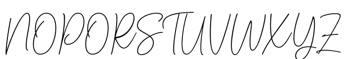 Billion Signature Italic Font UPPERCASE
