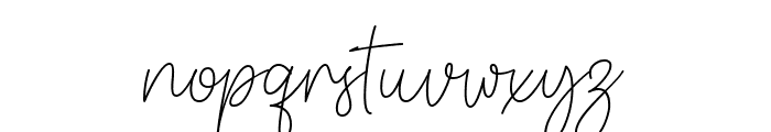 Billion Signature Italic Font LOWERCASE