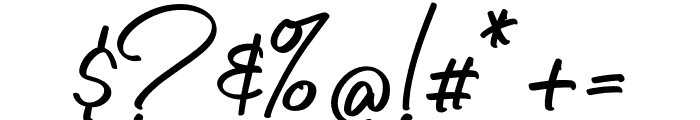 Billy Signature Font OTHER CHARS
