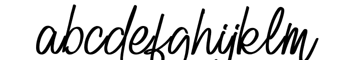 Billy Signature Font LOWERCASE
