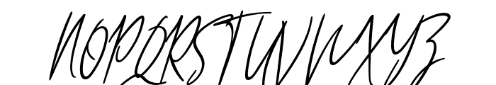 Billya_Palm Font UPPERCASE