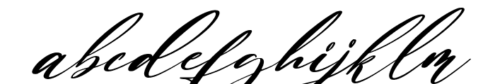 Billyra Italic Font LOWERCASE