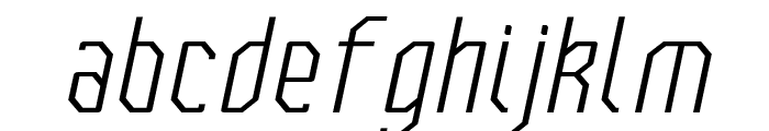 BilokosProExtraLightItalic Font LOWERCASE