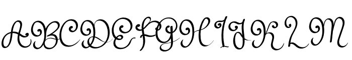 Bilqis Girl Font UPPERCASE