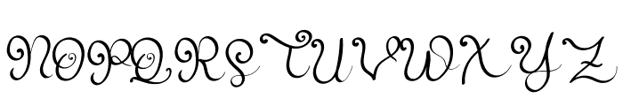 Bilqis Girl Font UPPERCASE