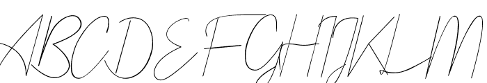 Bilyardeis - Handwritten Font Font UPPERCASE