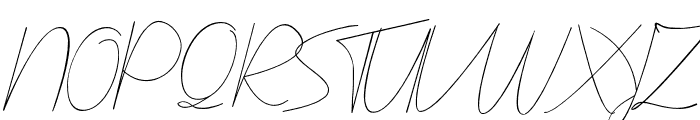Bilyardeis - Handwritten Font Font UPPERCASE