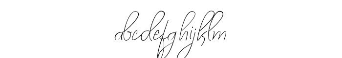 Bilyardeis - Handwritten Font Font LOWERCASE