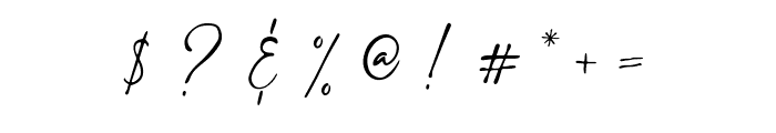 Binetta Signature Font OTHER CHARS