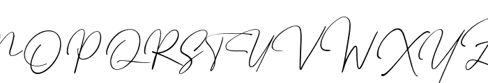 Binetta Signature Font UPPERCASE
