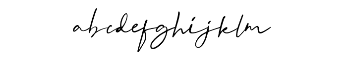 Binetta Signature Font LOWERCASE
