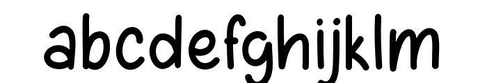 BingBoyRegular Font LOWERCASE