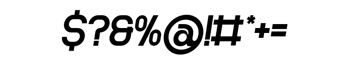 Bingar-Oblique Font OTHER CHARS