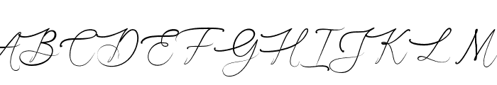 BingstonSignature Font UPPERCASE