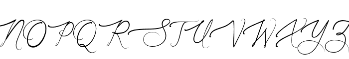 BingstonSignature Font UPPERCASE
