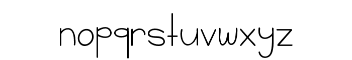 Binky Loop Regular Font LOWERCASE
