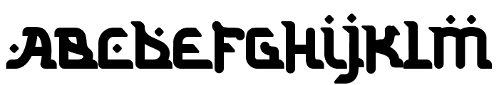 Binrabam Font UPPERCASE