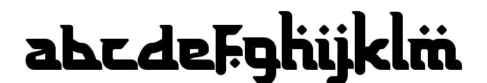 Binrabam Font LOWERCASE